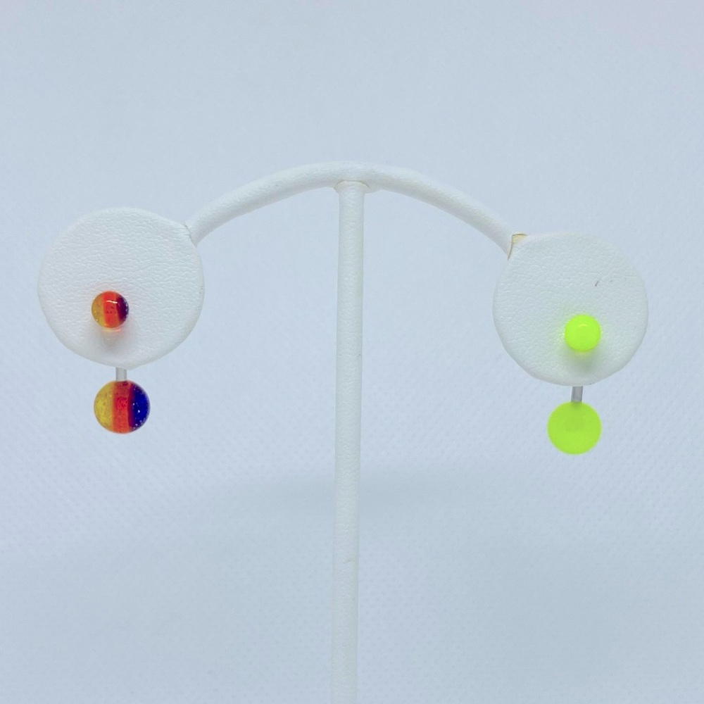 Two vintage deadstock navel rings jewelry